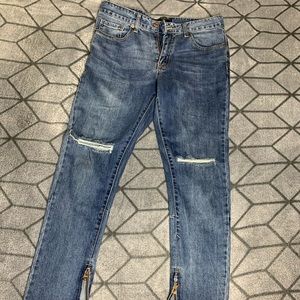 MEN Distress Denim Jeans